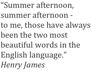 summer afternoon